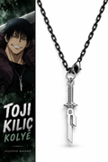 Jujutsu Kaisen Toji Kılıç Kolye (Siyah Zincir)