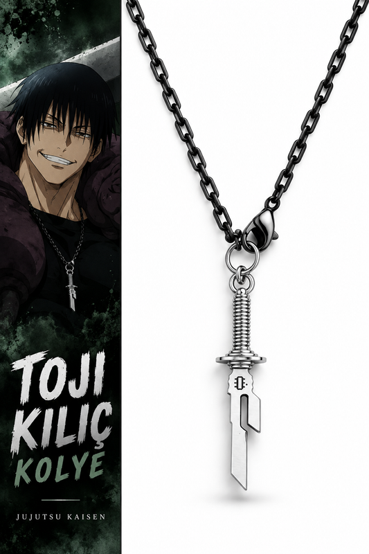 Jujutsu Kaisen Toji Kılıç Kolye (Siyah Zincir)