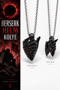 Berserk Helm Çelik Kolye (Ağız Kısmı Açılabilir)