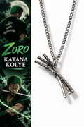 One Piece Zoro Katana Çelik Kolye