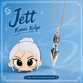 Valorant Jett Bıçağı Çelik Kolye Çift Yüzlü