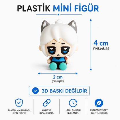Valorant Jett Mini Monitör Üstü Figür