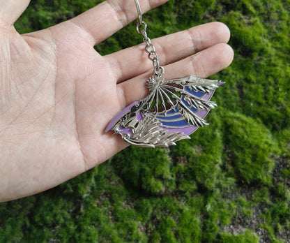 Valorant Metal Mini Figür Alaz Yelpaze Mor