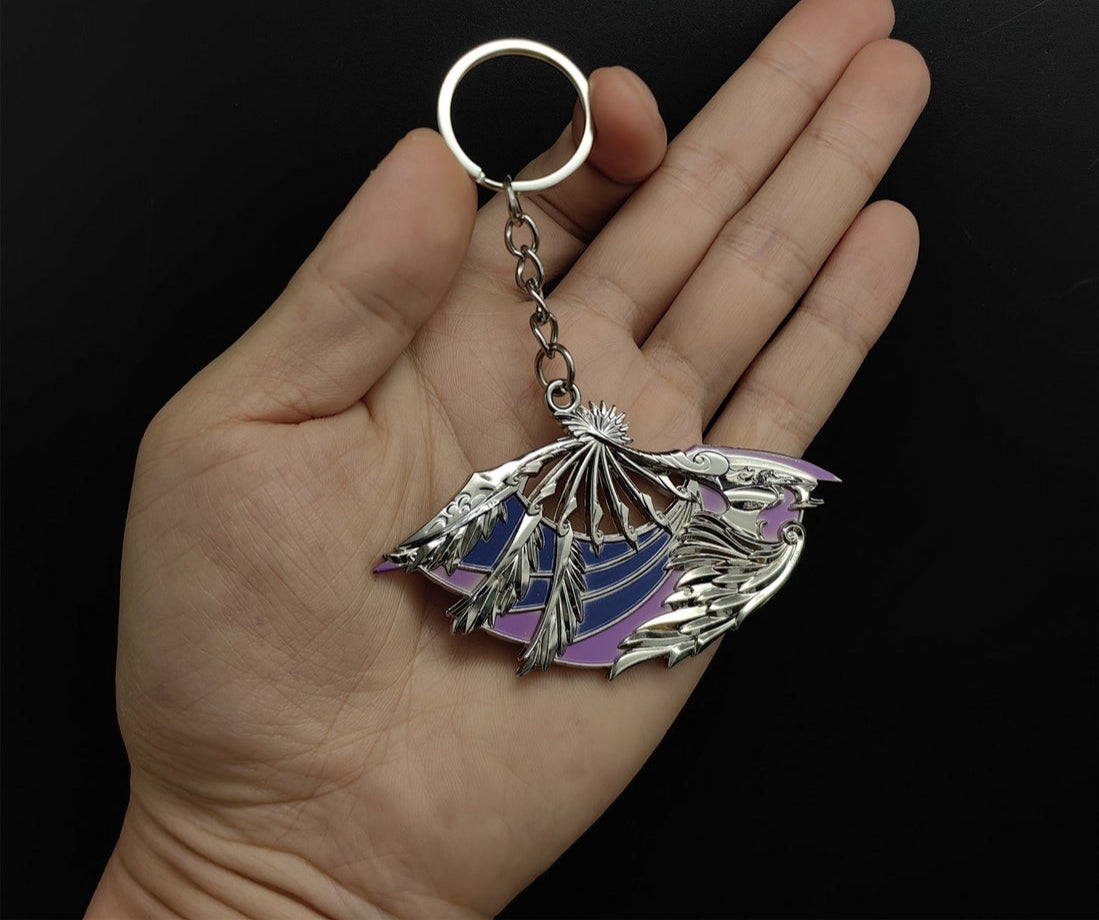 Valorant Metal Mini Figür Alaz Yelpaze Mor