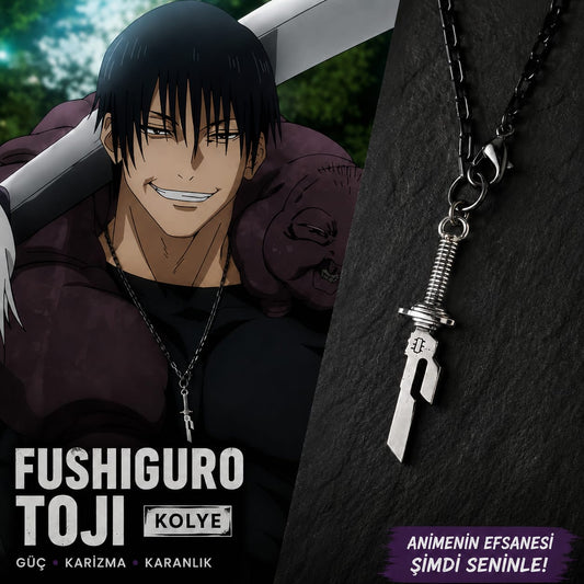 Jujutsu Kaisen Toji Kılıç Kolye (Siyah Zincir)