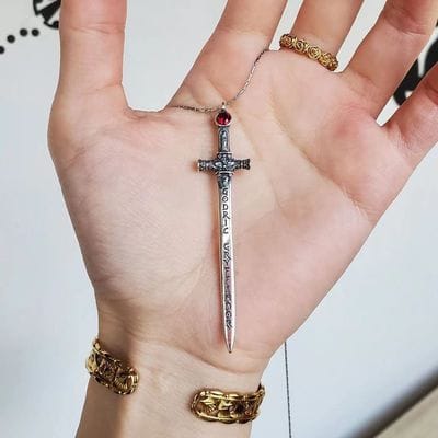 Harry Potter Gryffindor Kılıcı Çelik Kolye