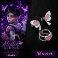 Valorant Clove Mistik Kelebek Yüzük Pembe